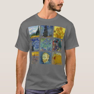 Vincent van Gogh Famous Paintings Starry Night Su T-Shirt
