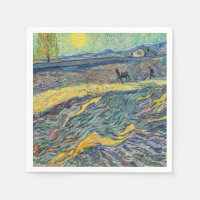 Vincent van Gogh - Feld mit pflügenden Bauern