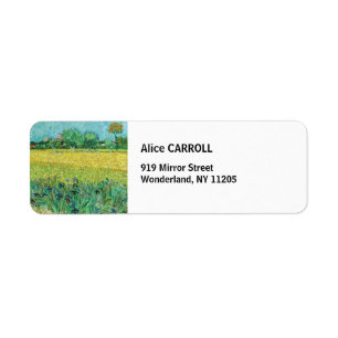 Vincent van Gogh - Feld mit Schwertlilien bei Arle