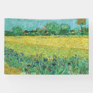 Vincent van Gogh - Feld mit Schwertlilien bei Arle Banner