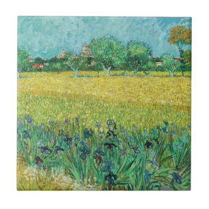 Vincent van Gogh - Feld mit Schwertlilien bei Arle Fliese