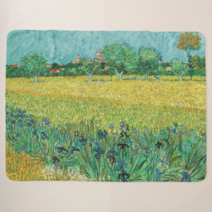 Vincent van Gogh - Feld mit Schwertlilien bei Arle Sherpadecke
