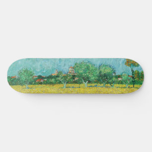 Vincent van Gogh - Feld mit Schwertlilien bei Arle Skateboard