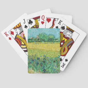 Vincent van Gogh - Feld mit Schwertlilien bei Arle Spielkarten
