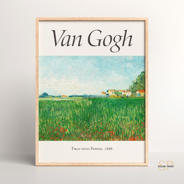 Vincent van Gogh Field mit Poppies Art Print Poster (Von Creator hochgeladen)