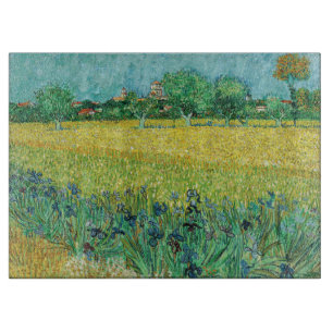 Vincent van Gogh - Field with Irises near Arles Schneidebrett