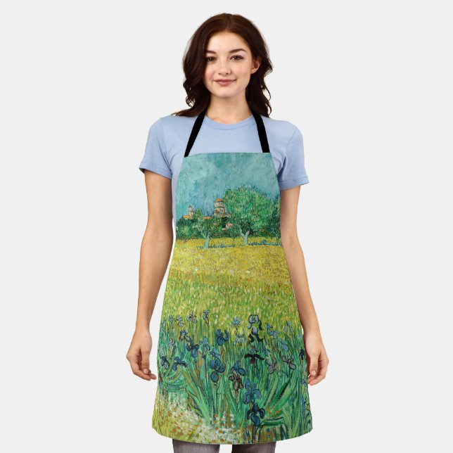 Vincent van Gogh - Field with Irises near Arles Schürze (Getragen)