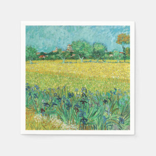 Vincent van Gogh - Field with Irises near Arles Serviette