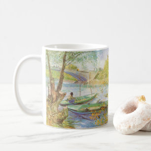 Vincent van Gogh Fischer im Frühjahr, Pont de Clic Kaffeetasse