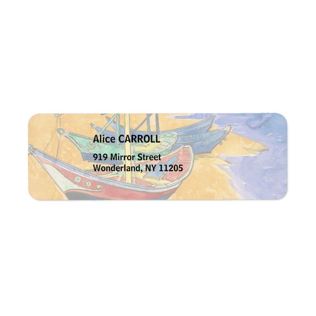 Vincent van Gogh - Fischerboote am Strand (Vorne)