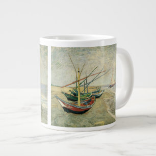 Vincent van Gogh - Fischerboote am Strand Jumbo-Tasse