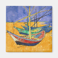 Vincent van Gogh - Fischerboote am Strand