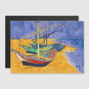 Vincent van Gogh - Fischerboote am Strand Magnetkarte