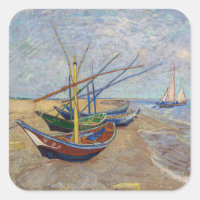 Vincent van Gogh - Fischerboote am Strand