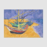Vincent van Gogh - Fischerboote am Strand