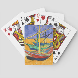 Vincent van Gogh - Fischerboote am Strand Spielkarten