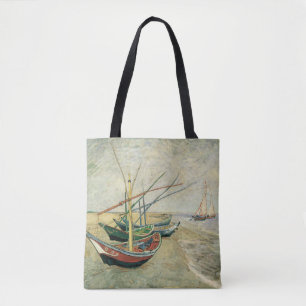 Vincent van Gogh - Fischerboote am Strand Tasche