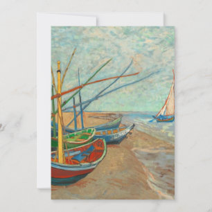 Vincent Van Gogh Fischerboote Einladung