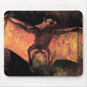 Vincent Van Gogh - Fliegender Fuchs - Halloween Ho Mousepad