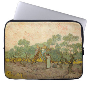 Vincent van Gogh - Frauen beim Olivenpflücken Laptopschutzhülle