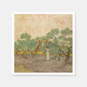 Vincent van Gogh - Frauen beim Olivenpflücken Serviette
