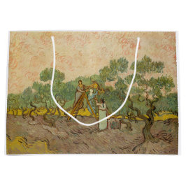 Vincent van Gogh - Frauen, die Oliven pflücken Große Geschenktüte