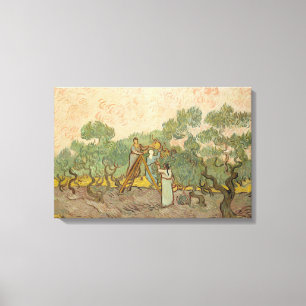 Vincent van Gogh - Frauen, die Oliven pflücken Leinwanddruck