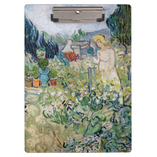 Vincent van Gogh - Fräulein Gachet in ihrem Garten Klemmbrett