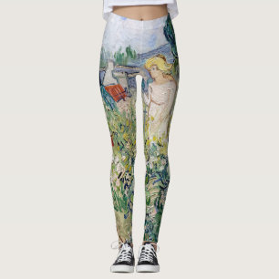 Vincent van Gogh - Fräulein Gachet in ihrem Garten Leggings