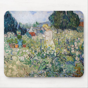 Vincent van Gogh - Fräulein Gachet in ihrem Garten Mousepad