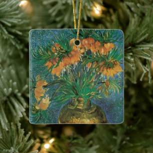 Vincent van Gogh - Fritillarien in einer Kupfervas Keramikornament
