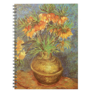 Vincent van Gogh - Fritillarien in einer Kupfervas Notizblock