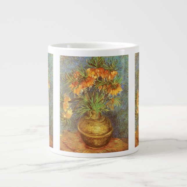 Vincent van Gogh - Fritillaries in einer Kupfervas Jumbo-Tasse (Vorderseite)