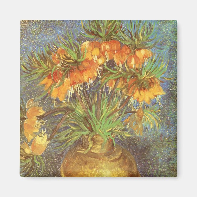 Vincent van Gogh - Fritillaries in einer Kupfervas Magnet (Vorne)