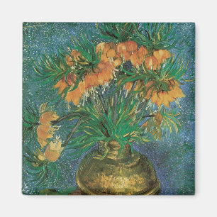 Vincent van Gogh - Fritillaries in einer Kupfervas Magnet