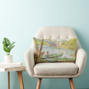 Vincent van Gogh Frühlingserwachen, Pont de Clichy Lendenkissen