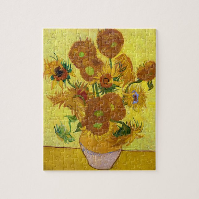 Vincent Van Gogh Fünfzehn Sonnenblumen in einer Va (Vertikal)