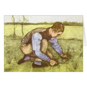 Vincent van Gogh - Garçon coupant de l'herbe à la 