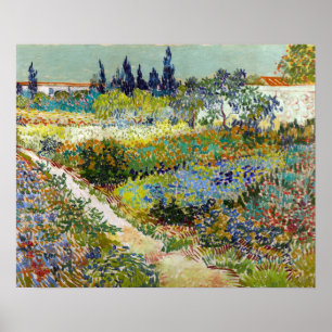 Vincent van Gogh Garden - Arles Poster