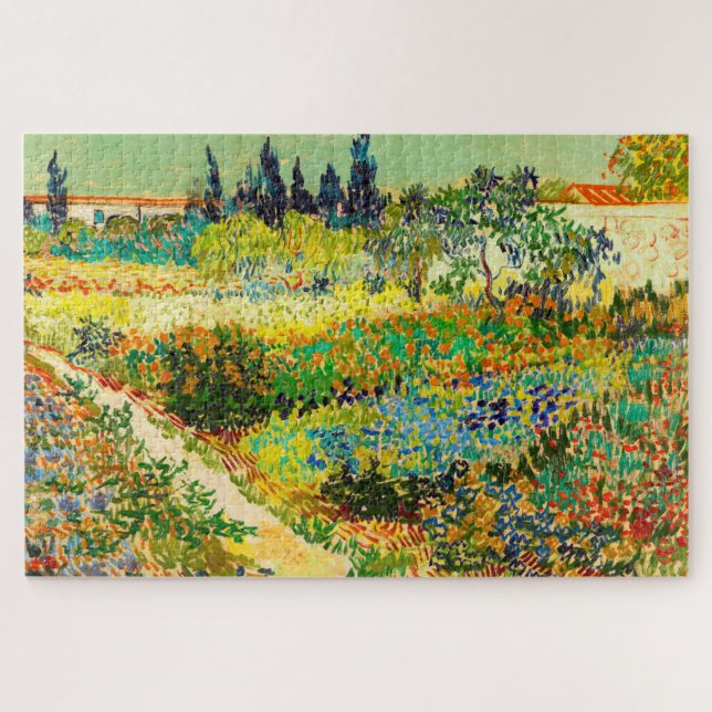 Vincent Van Gogh Garden at Arles (Horizontal)