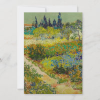 Vincent Van Gogh Garden at Arles