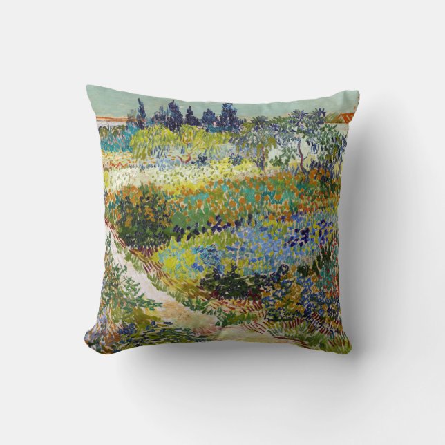 Vincent van Gogh Garden at Arles Kissen (Vorderseite)