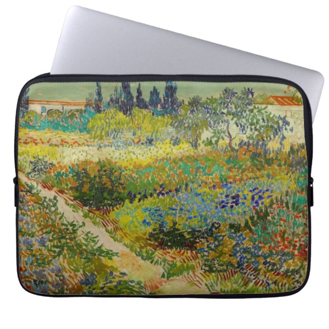 Vincent Van Gogh Garden at Arles Laptopschutzhülle (Vorderseite)