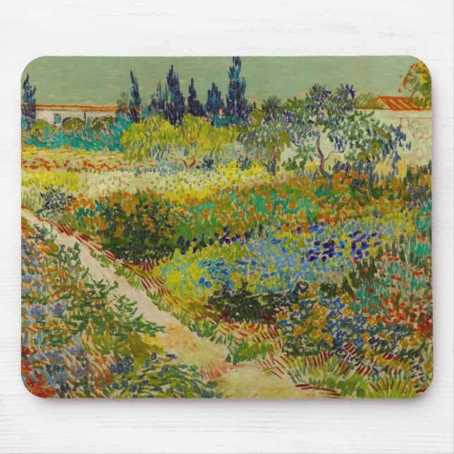 Vincent Van Gogh Garden at Arles Mousepad (Vorne)