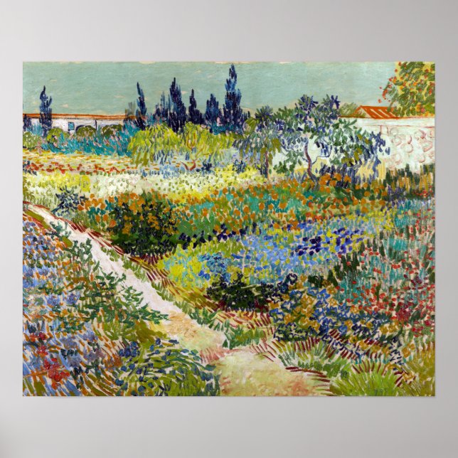 Vincent van Gogh Garden at Arles Poster (Vorne)