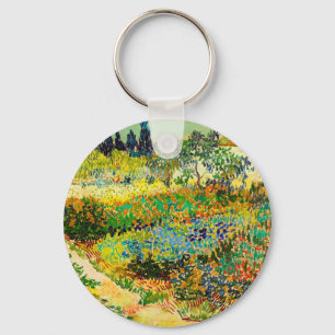 Vincent Van Gogh Garden at Arles Schlüsselanhänger