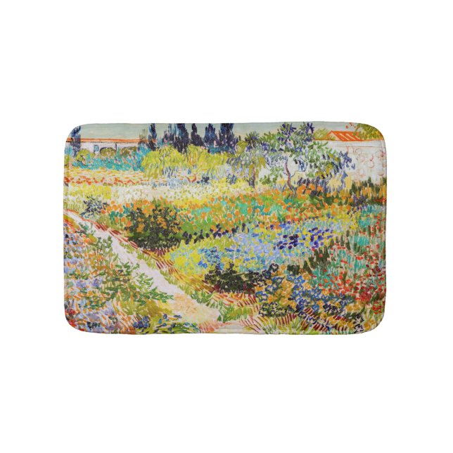 Vincent van Gogh - Garten bei Arles Badematte (Vorderseite)