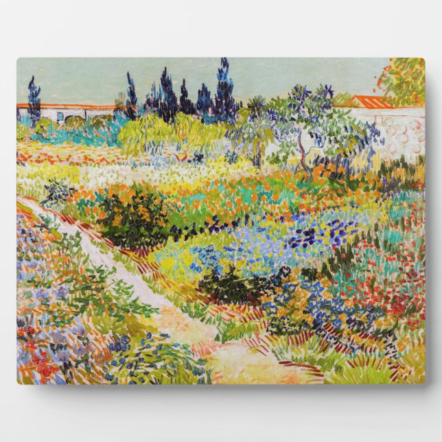 Vincent van Gogh - Garten bei Arles Fotoplatte (Vorderseite)