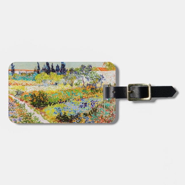 Vincent van Gogh - Garten bei Arles Gepäckanhänger (Vorderseite horizontal)