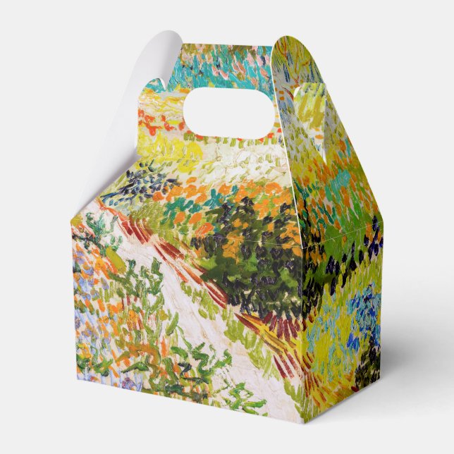 Vincent van Gogh - Garten bei Arles Geschenkschachtel (Rückseite)